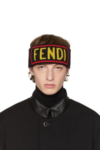 fendi headband wool|Fendi headband ssense.